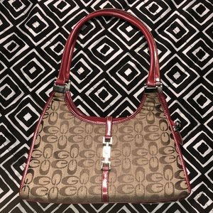 Guess Brown & Red Bag